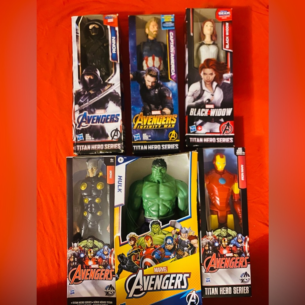 TheAvengers 12in Action Figures|The Original Avengers|Lot of 6 |New